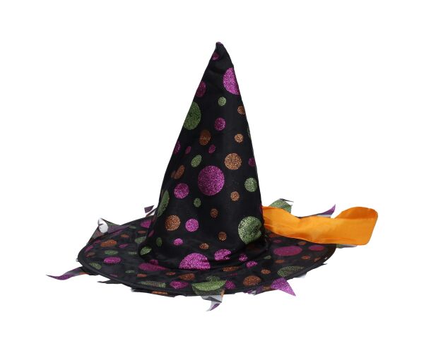 Set karneval - čarodějnický klobouk 36,5x33,5 cm