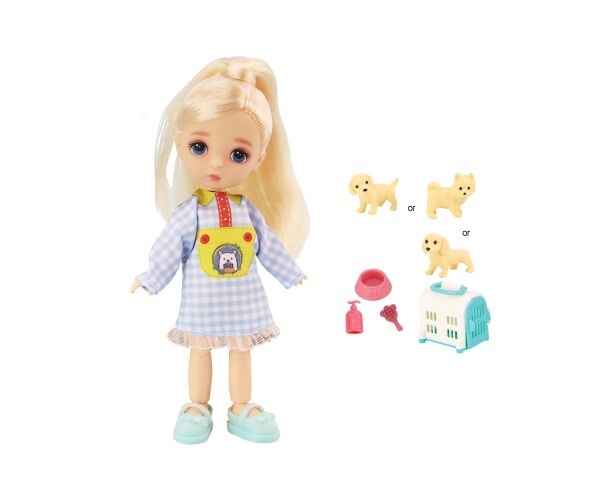 Panenka s pejskem set 12,5 cm