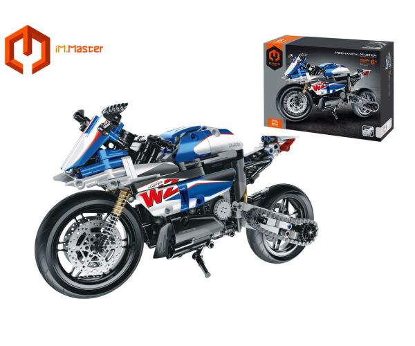 iM.Master Stavebnice motorka modrá – 542 dílků