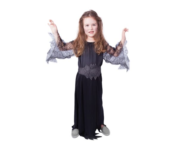 Dětský kostým černá čarodějnice (S) e-obal