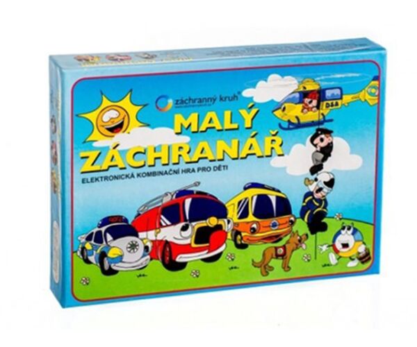Malý záchranář společenská hra na baterie v krabici 22x16x3cm
