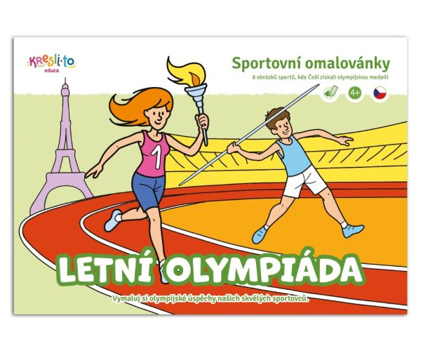 Letní olympiáda - Sportovní omalovánky A5