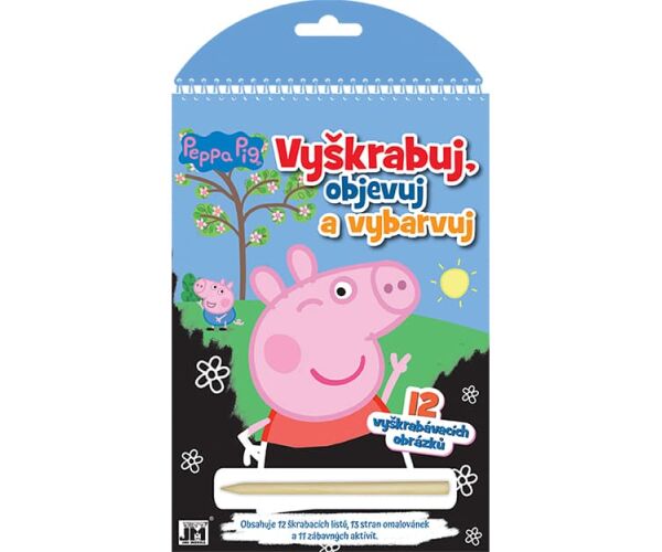 Vyškrabuj, objevuj, vybarvuj Prasátko Peppa