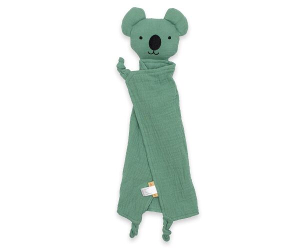 Usínáček mušelínový New Baby Koala mint 30cm