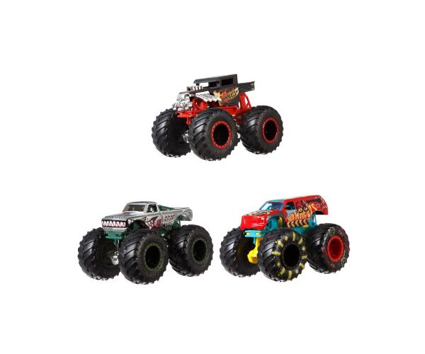 HW MONSTER TRUCKS 1:64 S ANGLIČÁKEM ASST